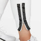 Calça de treino Nike Therma Fit feminina, branca, tamanho 2X