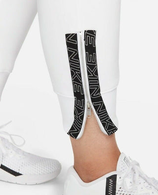 Calça de treino Nike Therma Fit feminina, branca, tamanho 2X