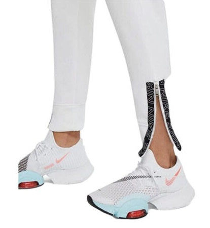 Calça de treino Nike Therma Fit feminina, branca, tamanho 3X