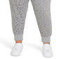Calça de treino estampada Nike Women's Plus Dri FIT Get Fit cinza, tamanho 3X