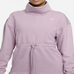 Blusa de treino Nike Plus Dri FIT Get Fit feminina, roxa, tamanho 2X