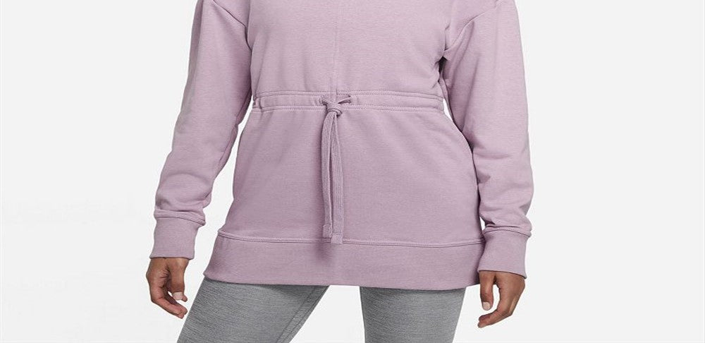 Blusa de treino Nike Plus Dri FIT Get Fit feminina, roxa, tamanho 2X