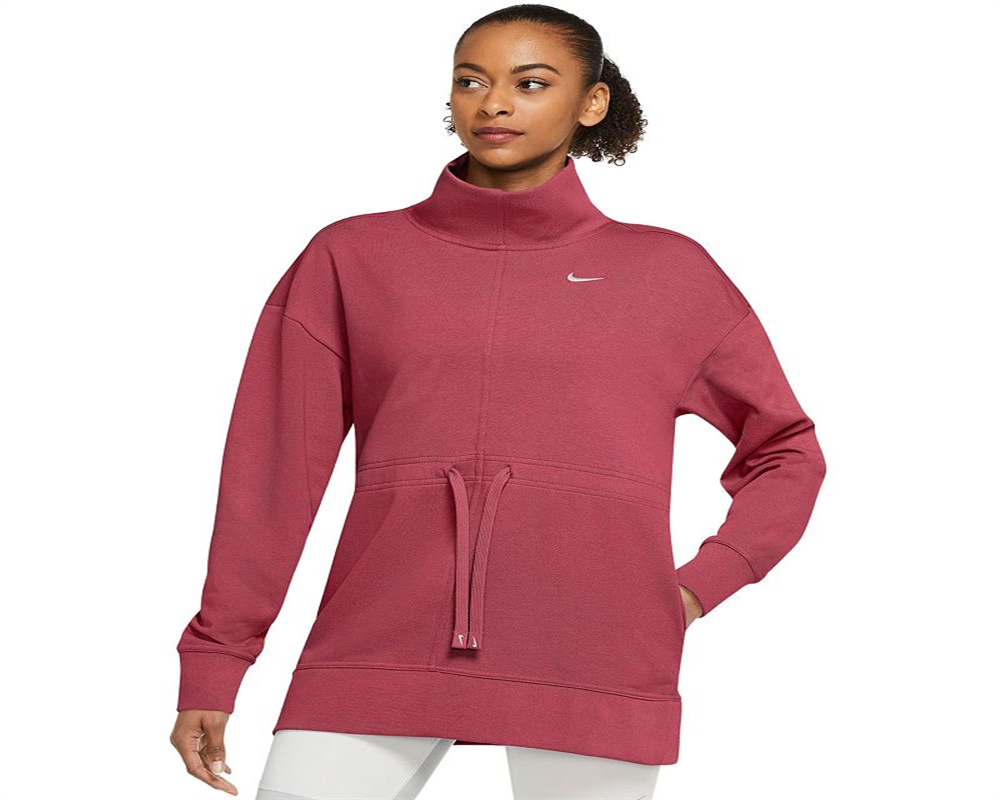 Blusa de treino Nike Plus Dri FIT Get Fit feminina, vermelha, tamanho 2X