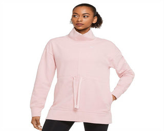 Blusa de treino Nike Plus Dri FIT Get Fit feminina, rosa, tamanho XX-G