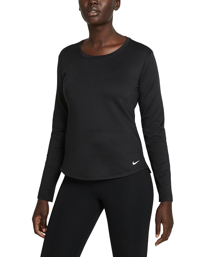 Top Nike Therma FIT One Feminino Preto Tamanho Médio