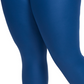 Legging Nike Feminina Cintura Média 7/8 Couro Sintético Azul Tamanho 1X