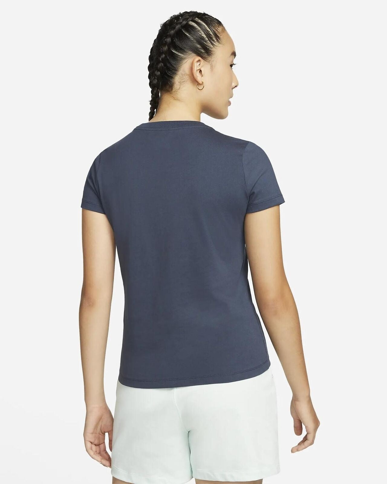 Camiseta Nike Feminina Algodão Estampada Azul Tamanho 2X