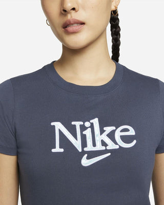 Camiseta Nike Feminina Algodão Estampada Azul Tamanho 2X