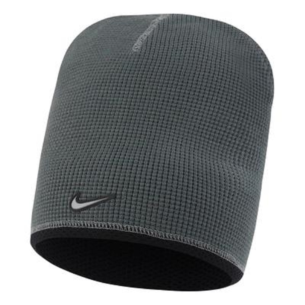 Gorro de treino Nike Waffle Knit masculino, cinza, tamanho regular