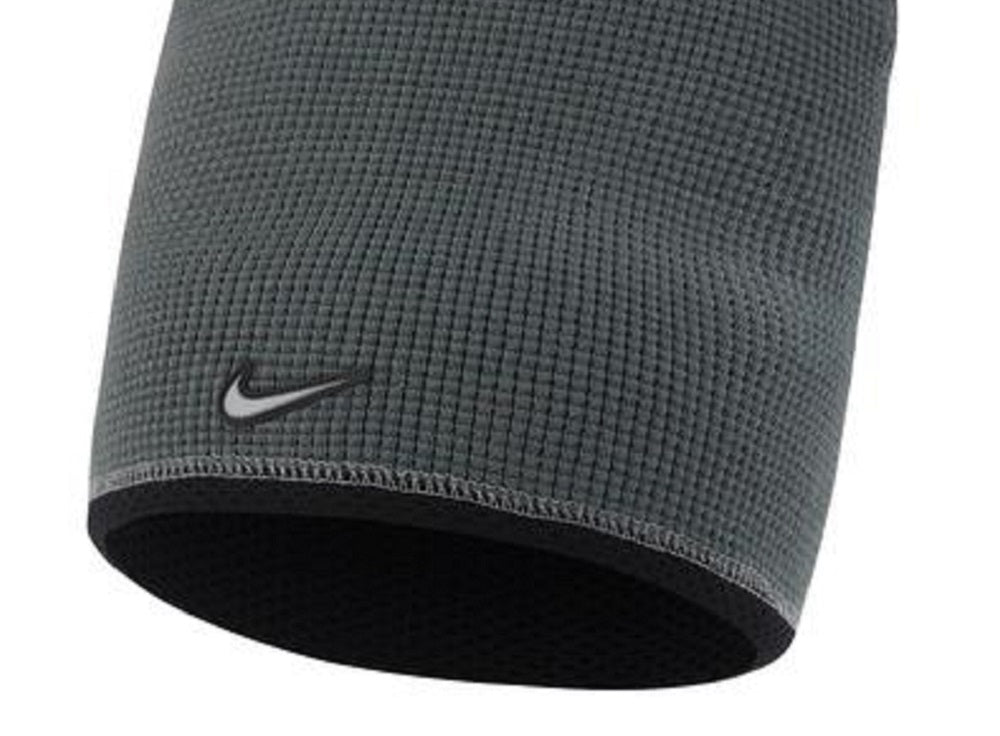 Gorro de treino Nike Waffle Knit masculino, cinza, tamanho regular