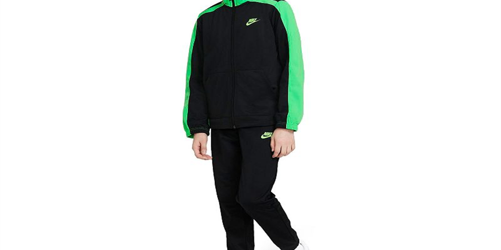 Conjunto de agasalho infantil Adidas para meninos, branco/cinza, tamanho grande