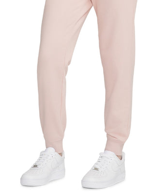 Calça de moletom Nike Sportswear Essential Fleece feminina, comprimento total, rosa, tamanho grande