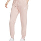 Calça de moletom Nike Sportswear Essential Fleece feminina, comprimento total, rosa, tamanho grande
