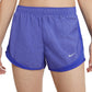 Shorts de corrida Nike Dri Fit Solid Tempo feminino, azul, tamanho extragrande