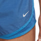 Shorts de corrida feminino Nike azul tamanho 1X