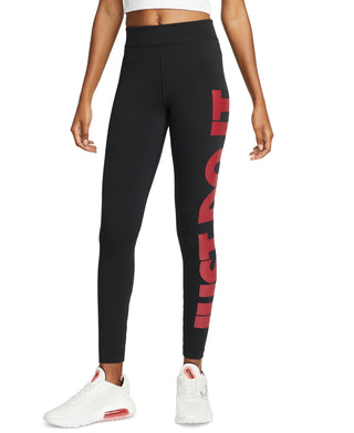 Calça legging Nike Essential Just Do It Full Length Feminina, Preta, Tamanho XS