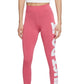 Calça legging Nike Essential Just Do It Full Length Feminina Rosa Tamanho P