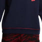 Moletom Nike Just Do It Crewneck Fleece Masculino Azul Tamanho Médio