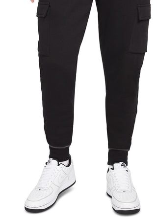 Calça cargo Nike Just Do It Fleece Masculina Preta Tamanho Médio