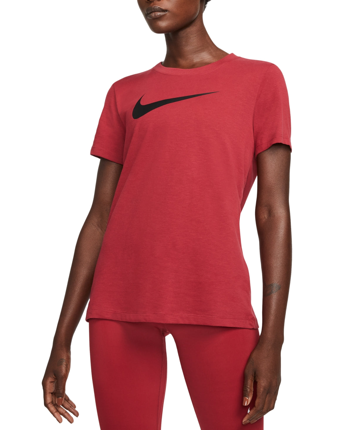 Camiseta Nike Dry Logo Training Feminina Rosa Tamanho XS