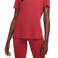 Camiseta Nike Dry Logo Training Feminina Rosa Tamanho XS