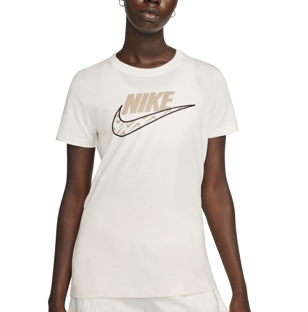 Camiseta Nike Icon Clash Logo Feminina Branca Tamanho XS