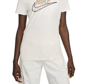 Camiseta Nike Icon Clash Logo Feminina Branca Tamanho XS