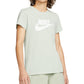 Camiseta Nike Sportswear Feminina de Algodão com Logotipo, Preta, Tamanho XS