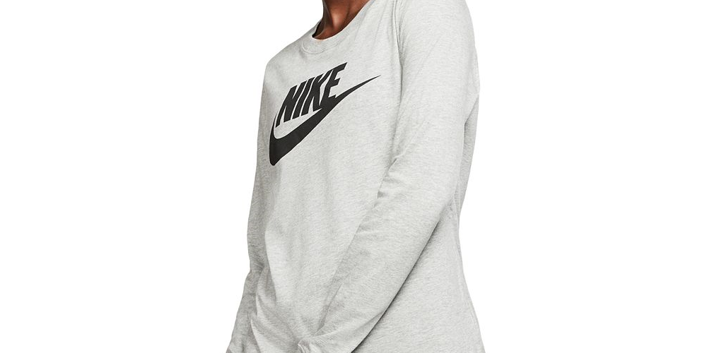 Camiseta Nike Sportswear Essential Cotton Logo Feminina Verde Tamanho XL