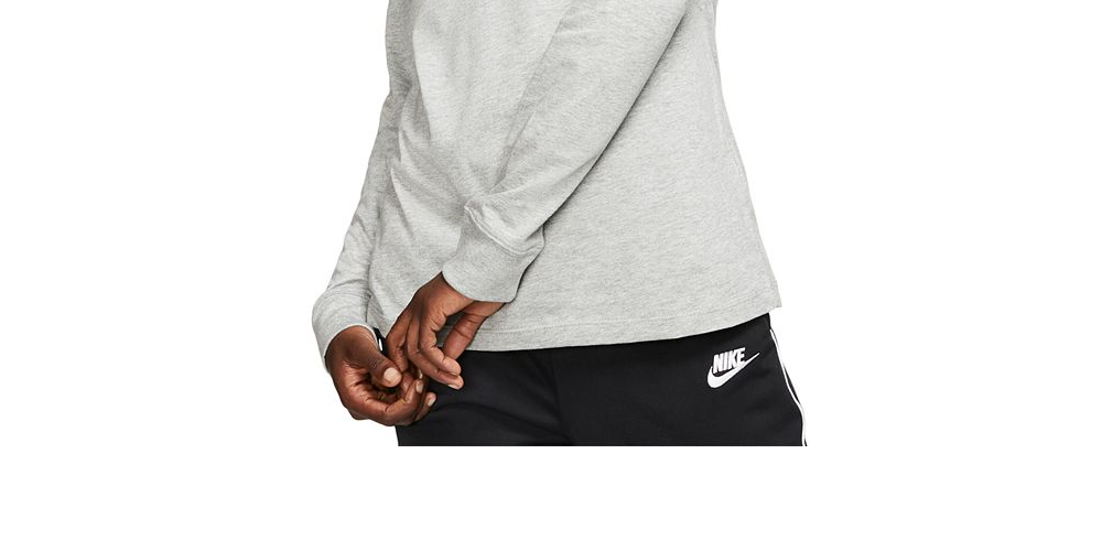 Camiseta Nike Sportswear Essential Cotton Logo Feminina Verde Tamanho XL