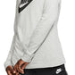 Camiseta Nike Essential Cotton Logo Feminina Branca Tamanho XS