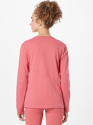 Camiseta Nike Sportswear Essential Cotton Logo Feminina Vermelha Tamanho X-G