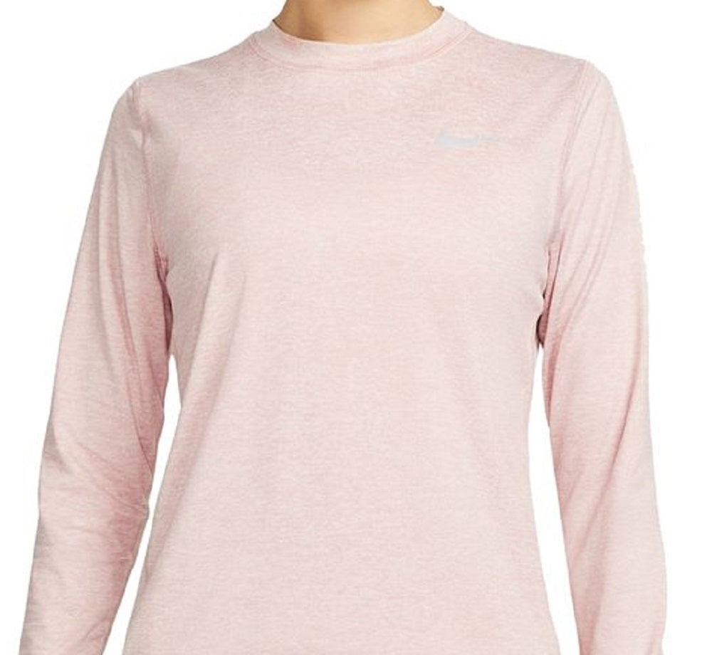 Camiseta Nike Element Dri Fit Running Feminina Rosa