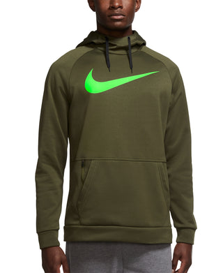 Moletom com capuz Nike Therma Dri Fit Logo Masculino Verde Tamanho Médio