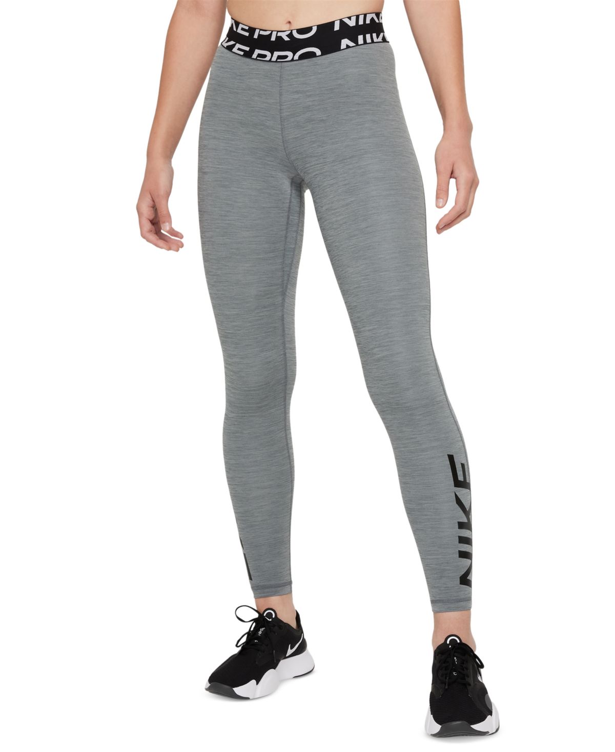 Legging Nike Pro Dri Fit Full Feminina Cinza Tamanho XS