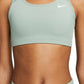 Sutiã esportivo Nike Dri Fit Racerback de impacto médio feminino, verde, tamanho pequeno