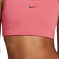 Sutiã esportivo Nike feminino com bojo de 1 peça e impacto médio, rosa, tamanho grande