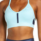 Sutiã esportivo Nike Indy Mesh Inset feminino, azul, tamanho X-S