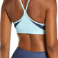 Sutiã esportivo Nike Indy Mesh Inset feminino, azul, tamanho X-S