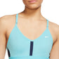 Sutiã esportivo Nike Indy Mesh Inset feminino, azul, tamanho X-S