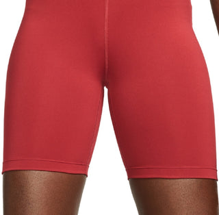 Shorts de ciclismo Nike One Mid Rise feminino, rosa, tamanho médio