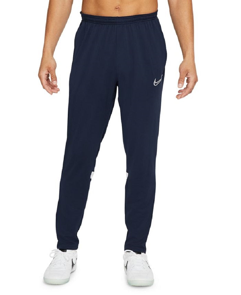 Calça de futebol Nike Dri Fit masculina, azul, tamanho médio