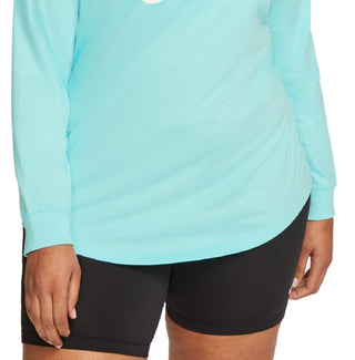 Camiseta Nike Feminina Algodão Estampada Azul Tamanho 2X