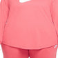 Camiseta Nike Sportswear Essential Feminina Rosa Tamanho 1X