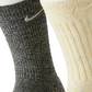 Meias Nike Everyday Plus Cotton Crew Masculinas Pretas Tamanho Grande