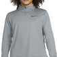 Camiseta Nike Hyperdry Masculina Manga Longa com Zíper 1/4 Preta Tamanho Médio