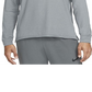 Camiseta Nike Hyperdry Masculina Manga Longa com Zíper 1/4 Preta Tamanho Médio