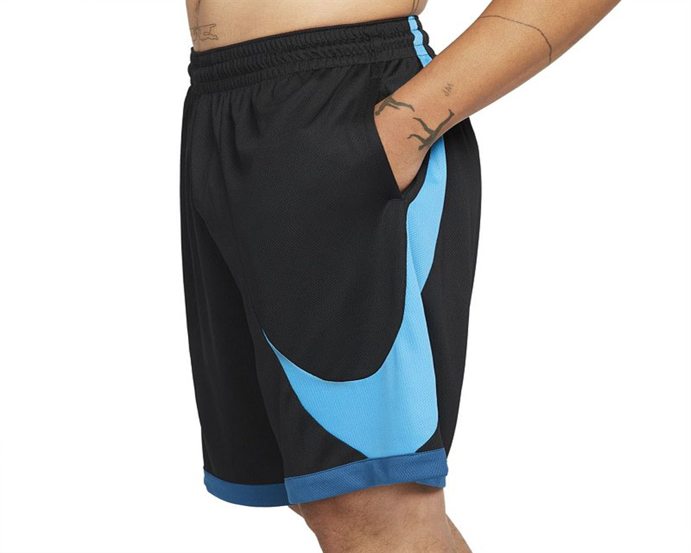 Shorts de basquete Nike Dri-FIT masculino, preto, tamanho pequeno
