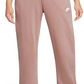 Calça Nike Sportswear Club Fleece Feminina, Cor Rosa, Tamanho XS