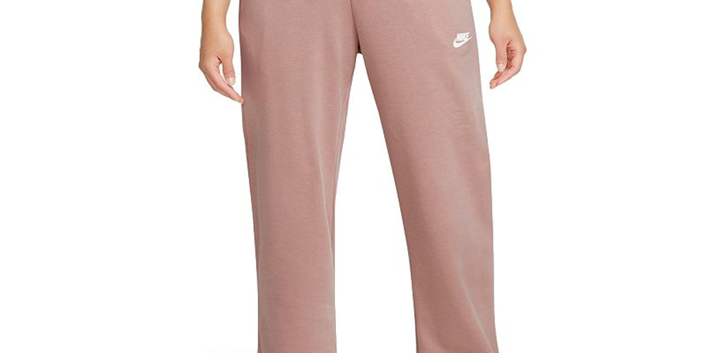 Calça Nike Sportswear Club Fleece Feminina, Cor Rosa, Tamanho XS